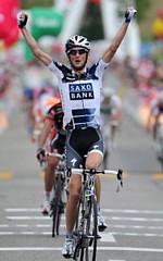 Frank Schleck gagne la troisi�me �tape du Tour de Suisse 2010